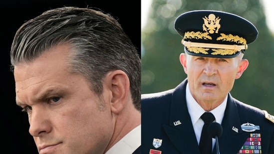 Stabschef der US-Armee von Verteidigungsminister Pete Hegseth zum ...