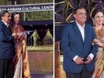 Mukesh Ambani and Nita Ambani at the event marking three years of NMACC. Mukesh Ambani and Nita Ambani at the event marking three years of NMACC.