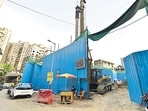 Mumbai, India - April 3, 2026: Site of Khandekar block in Khotachi Wadi, Girgoan in Mumbai, India, on Friday, April 3, 2026. (Photo by Anshuman Poyrekar/Hindustan Times) (Anshuman Poyrekar/HT Photo)