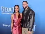 Stephen Curry with wife Ayesha Curry during a public appearance amid his anticipated comebacks.