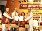 The governor emphasised that India’s transformation into a developed nation by 2047 would be driven by its young population, urging them to become job creators rather than job seekers. (HT Photo)