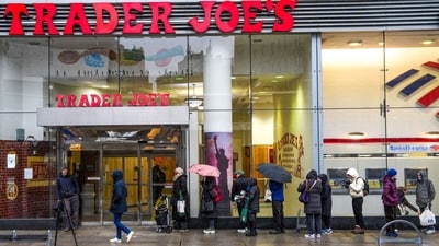 Trader Joe's plans to open two new stores in California as part of a nationwide growth strategy, aiming for at least 20 new outlets this year amidst inflation (Photo by RYAN MURPHY / GETTY IMAGES NORTH AMERICA / Getty Images via AFP) (Getty Images via AFP) Trader Joe's plans to open two new stores in California as part of a nationwide growth strategy, aiming for at least 20 new outlets this year amidst inflation (Photo by RYAN MURPHY / GETTY IMAGES NORTH AMERICA / Getty Images via AFP) (Getty Images via AFP)