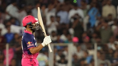 Dhruv Jurel registered 75 runs off 42 balls. (REUTERS)