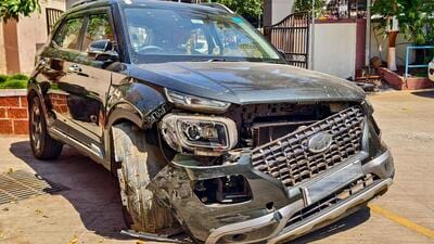 Mumbai, India. April 04, 2026 - Sohrabh Rusi Kotwal, 65, died, and three vehicles were damaged when a speeding car struck multiple vehicles at Matunga market. Mumbai, India. April 04, 2026. (Photo by Raju Shinde/HT Photo) (Raju Shinde) Mumbai, India. April 04, 2026 - Sohrabh Rusi Kotwal, 65, died, and three vehicles were damaged when a speeding car struck multiple vehicles at Matunga market. Mumbai, India. April 04, 2026. (Photo by Raju Shinde/HT Photo) (Raju Shinde)