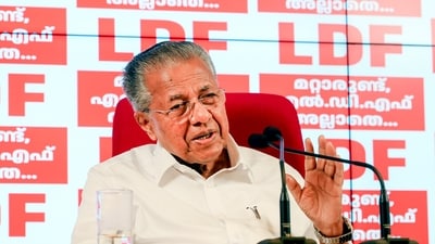 Kerala chief minister Pinarayi Vijayan addresses a press conference in Thiruvananthapuram. (PTI) Kerala chief minister Pinarayi Vijayan addresses a press conference in Thiruvananthapuram. (PTI)