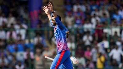 Axar Patel also had a good day at the office with the ball, conceding just 22 runs in his quota of four overs. He also managed to take the key wicket of Rohit Sharma (PTI) Axar Patel also had a good day at the office with the ball, conceding just 22 runs in his quota of four overs. He also managed to take the key wicket of Rohit Sharma (PTI)