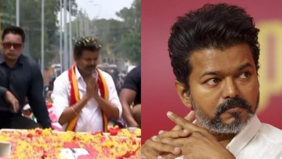 Vijay loses his cool at security for pushing elderly man at Puducherry rally, internet reacts: ‘Great leader qualities’ Vijay loses his cool at security for pushing elderly man at Puducherry rally, internet reacts: ‘Great leader qualities’