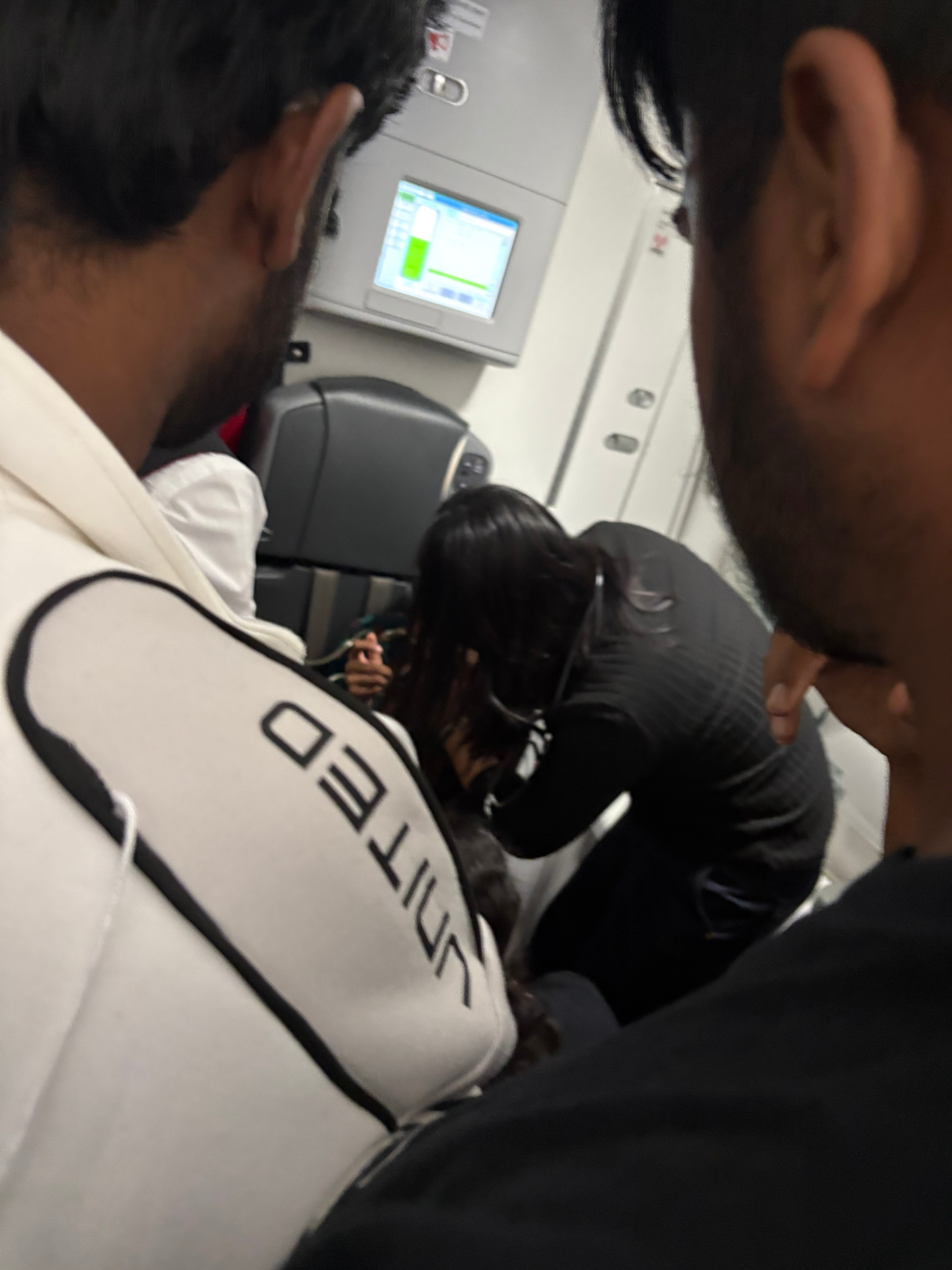 Dr Loni Liriina saved a patient on an Air India flight. (Dr Loni Liriina)