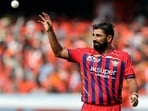 Mohammed Shami in action vs SRH.