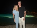 Gracie Hunt posing with Derek Green.