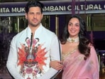 Kiara Advani and Sidharth Malhotra at the 3rd anniversary bash of the Nita Mukesh Ambani Cultural Centre in Mumbai. Kiara Advani and Sidharth Malhotra at the 3rd anniversary bash of the Nita Mukesh Ambani Cultural Centre in Mumbai.