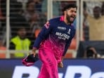 Rajasthan Royals' captain Riyan Parag celebrates after winning IPL 2026 match between Gujarat Titans and Rajasthan Royals,