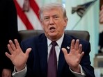 President Donald Trump speaks during the signing ceremony for an executive order on mail ballots
