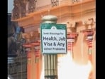 Savanah Hernandez shared a picture of a sign she saw inside a Hindu temple in Texas. 