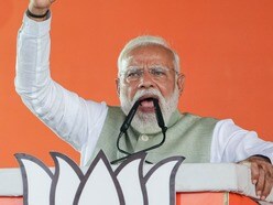 তৃণমূলকে 'মহাজঙ্গলরাজ' তোপ PM মোদীর (PTI Photo/Swapan Mahapatra) (PTI03_22_2026_000155A)