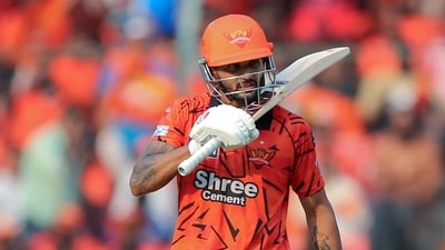 Nitish Kumar Reddy registered 56 off 33 balls. (ANI Pic Service) Nitish Kumar Reddy registered 56 off 33 balls. (ANI Pic Service)