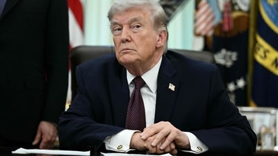In an expletive-laden post Sunday morning, Donald Trump expanded upon earlier threats, promising strikes on Iran's power plants and bridges. (AFP File) In an expletive-laden post Sunday morning, Donald Trump expanded upon earlier threats, promising strikes on Iran's power plants and bridges. (AFP File)