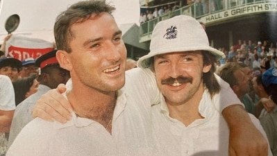 Jack Russell always wore that funny-looking cap. (Jackrussellart on X) Jack Russell always wore that funny-looking cap. (Jackrussellart on X)