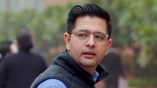 AAP MP Raghav Chadha during the Budget session of Parliament, in New Delhi, Monday, Feb. 2, 2026. (PTI)