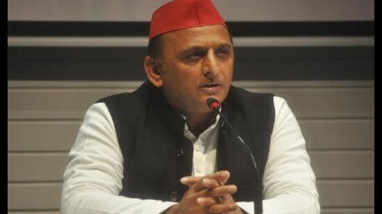 Samajwadi Party chief Akhilesh Yadav. (HT file)