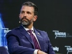 Donald Trump Jr. reacts to ‘demonic’ speculations about dad Trump's health (Photographer: Zak Bennett/Bloomberg)