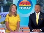 Savannah Guthrie made her return to the TODAY show after her mother's disappearance, wearing a yellow dress in tribute.