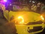 The accident took place at the Dona Paula, an upscale locality of the capital City of Panjim on Sunday night. (HT photo/sourced)