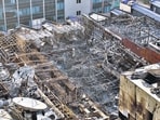 Massive fire broke out in Kamala Mills on December 29, 2017, claiming 14 lives and injuring 55 people. (Anshuman Poyrekar/HT Photo)