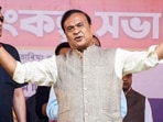 Kamrup: Assam Chief Minister Himanta Biswa Sarma addresses a public rally in support of NDA candidate for Dimoria constituency Tapan Das, unseen, ahead of the Assam Assembly Election, in Kamrup Metropolitan district, Tuesday, March 31, 2026. (PTI Photo)
