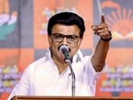 Madurai: Tamil Nadu Chief Minister and DMK leader MK Stalin addresses the gathering during a campaign in support of party candidates at Rayapalayam in Thirumangalam Panchayat Union, in Madurai district of Tamil Nadu, Sunday, April 5, 2026. (PTI Photo)