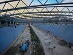 The project had been stuck for years due to pending clearances and lack of coordination, said PWD minister. (HT archive)