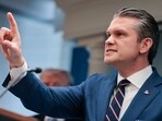 US Secretary of Defense Pete Hegseth speaks about the conflict in Iran in the James S. Brady Press Briefing Room of the White House on April 6, 2026, in Washington, DC. (Photo by Kent Nishimura / AFP)