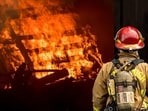 A massive fire has broken out near the Potawatomi Casino Hotel in Milwaukee.