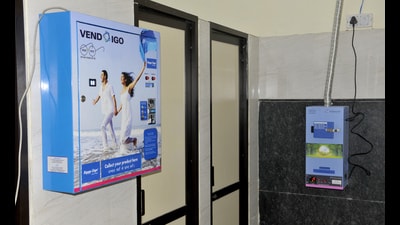 (Representative image) Tender worth  ₹5 lakh covers one-year supply; officials aim to improve facilities as daily women footfall crosses 1,000. (HT Archive)