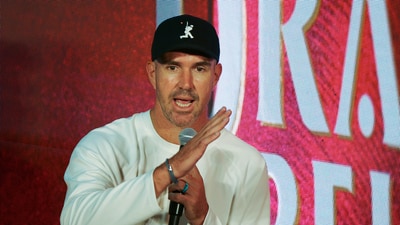 Kevin Pietersen speaks during a public event. (Vipin Kumar) Kevin Pietersen speaks during a public event. (Vipin Kumar)
