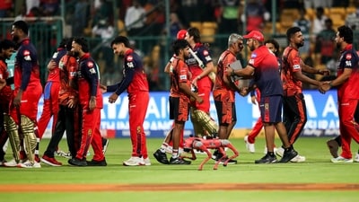 RCB beat CSK by 43 runs on Sunday. (ANI Photo) RCB beat CSK by 43 runs on Sunday. (ANI Photo)