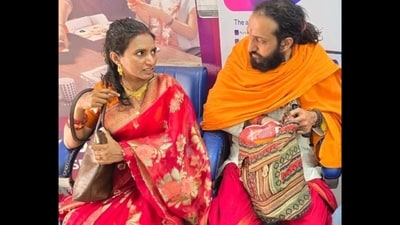 Abhey Singh, aka IIT Baba, became a social media sensation last year during the Mahakumbh Mela. (X/@Shivanshp007) Abhey Singh, aka IIT Baba, became a social media sensation last year during the Mahakumbh Mela. (X/@Shivanshp007)