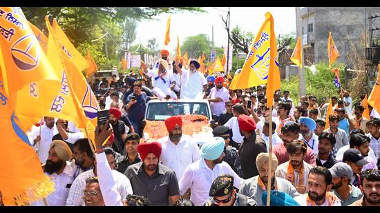Shiromani Akali Dal (SAD) president Sukhbir Singh Badal (HT)