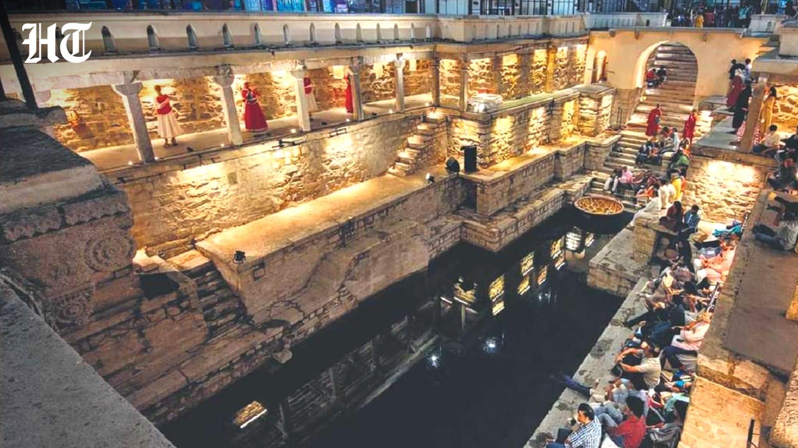 Once a garbage dump, the Bansialpet stepwell in Secunderabad is now a vibrant cultural space and supplies drinking water to locals. (HT) Once a garbage dump, the Bansialpet stepwell in Secunderabad is now a vibrant cultural space and supplies drinking water to locals. (HT)