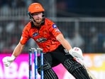 Sunrisers Hyderabad's Heinrich Klaasen takes a run during the Indian Premier League 2026 match against Kolkata Knight Riders at Eden Gardens