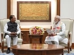 Chhattisgarh CM Vishnu Deo Sai meets PM Narendra Modi in New Delhi.