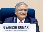 Chief election commissioner Gyanesh Kumar. (HT PHOTO)