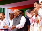 Congress chief Mallikarjun Kharge in Assam. (X)