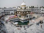 During the 10-day Baisakhi pilgrimage, devotees will travel to Pakistan via the Attari-Wagah border and visit key Sikh shrines, including Gurdwara Panja Sahib in Hasan Abdal, Gurdwara Nankana Sahib (the birthplace of Guru Nanak) and Gurdwara Kartarpur Sahib (the final resting place of Guru Nanak). (AFP File Photo)
