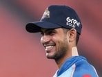 Shubman Gill during a practice session ahead of an IPL 2026 match.
