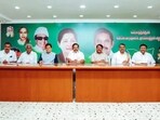 The candidates’ lists of major political parties in the four states and one Union territory going to the polls this month show that none of the main parties in the fray — the BJP, Congress, Trinamool Congress, DMK, AIADMK, CPM, CPI, and Muslim League, among others — meet the 33% quota, or even 20%. (@NainarBJP X/ANI)