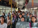 To meet the rising demand, MSRTC deployed a large number of buses, including newly introduced or upgraded vehicles, ensuring a comfortable and secure travel experience. (HT) To meet the rising demand, MSRTC deployed a large number of buses, including newly introduced or upgraded vehicles, ensuring a comfortable and secure travel experience. (HT)