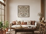 Intentional art piece placement enhances your space. 