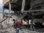 A building hit by a U.S.-Israeli strike on a commercial district in Tehran late last month. A building hit by a U.S.-Israeli strike on a commercial district in Tehran late last month.