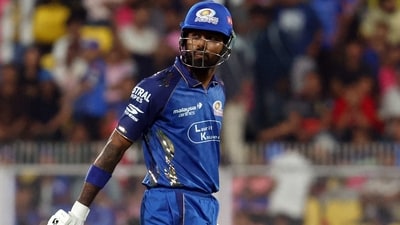 Hardik Pandya returned to the playing XI but failed to make an impact with the bat and was dimissed for just 9. (REUTERS)